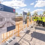 El consejero de Presidencia de la Comunidad de Madrid visita las obras de Azvi en la Ciudad de la Justicia