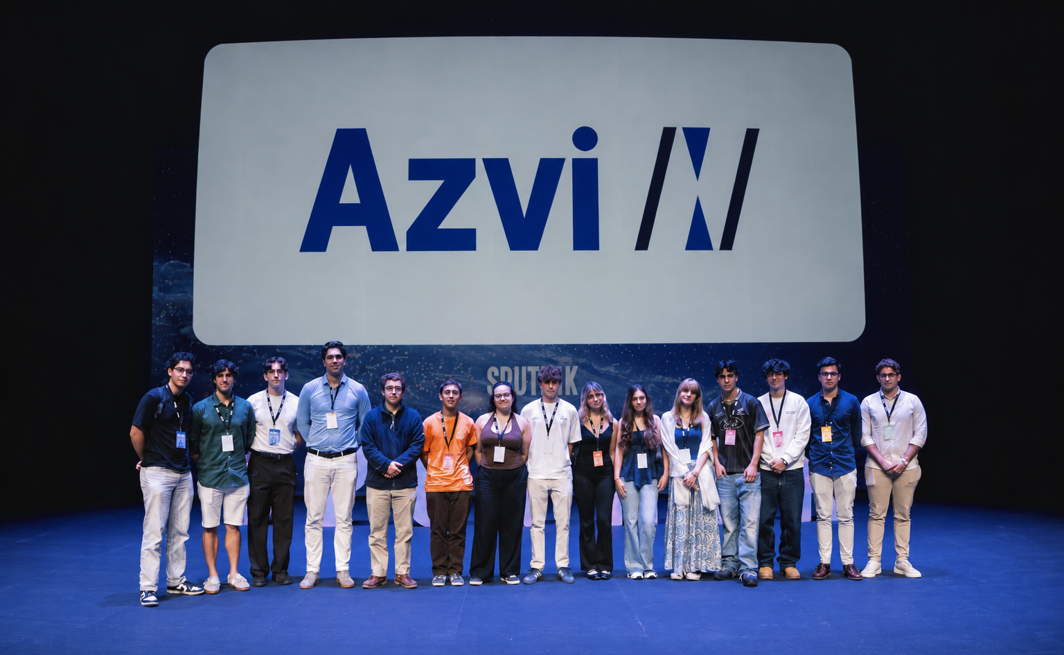 Grupo de becados de Azvi en el programa Sputnik